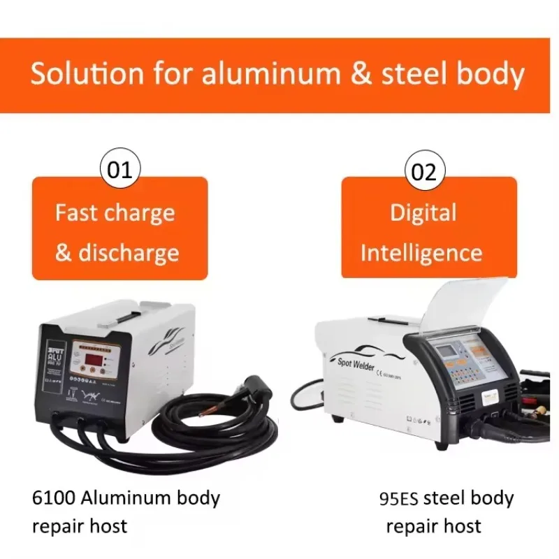 Factory outlet  Integration of Aluminum and Steel Dent Puller Set Stud Spot Welder Machine Steel and Aluminum Car Body Repair view 4