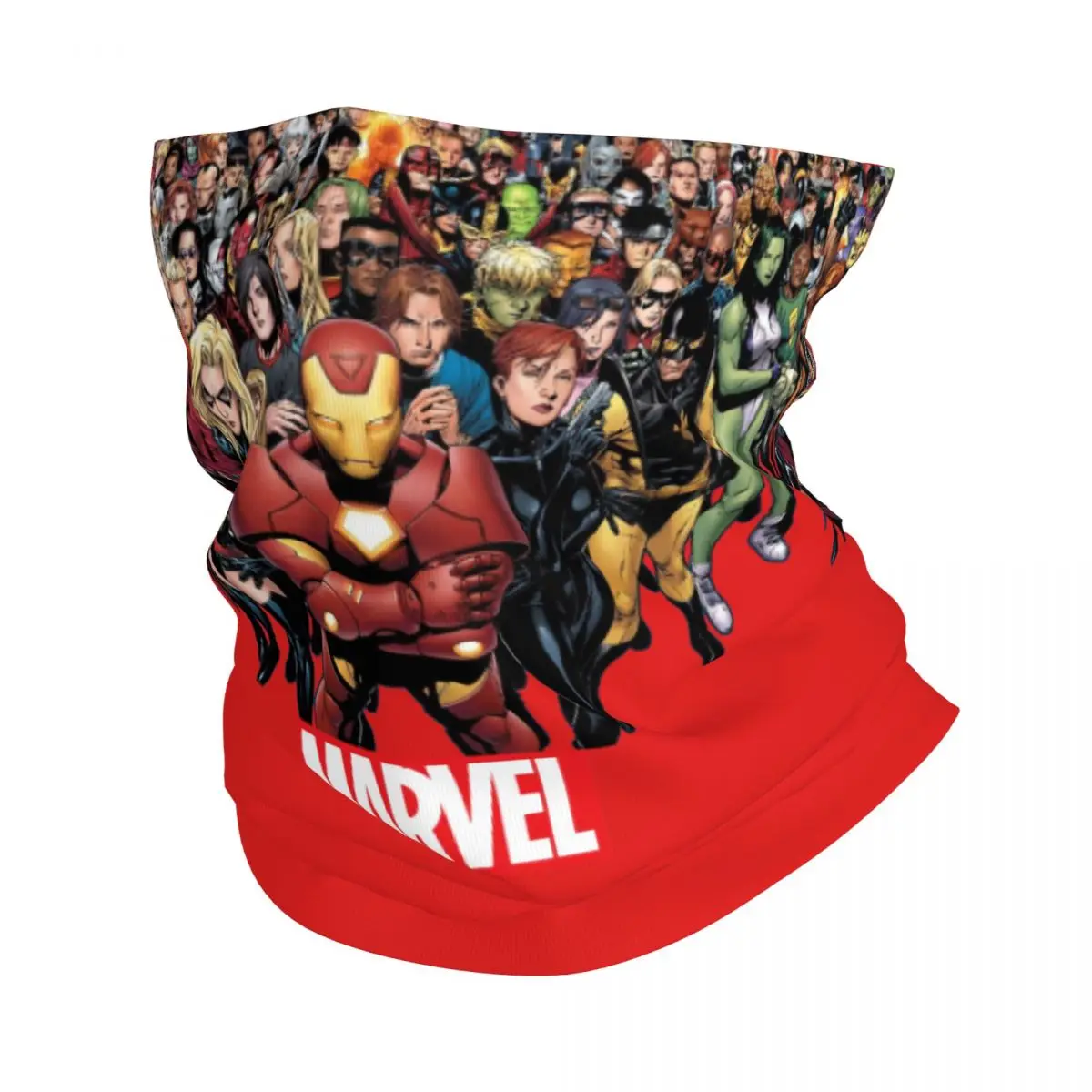 

Superheroes Bandana Neck Cover Motorcycle Club Marvel Avengers Film Face Scarf Hiking Unisex Adult Windproof