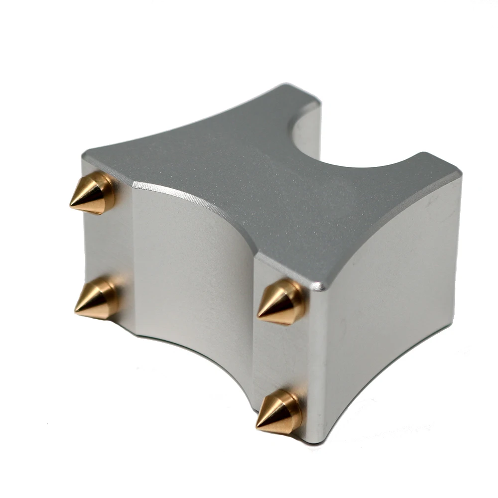 YIVO XSSH HiFi Isolation Feet Aluminum Alloy Brass Shock Absorbing Spikes 500KG Load Capacity for Audio Devices OEM ODM