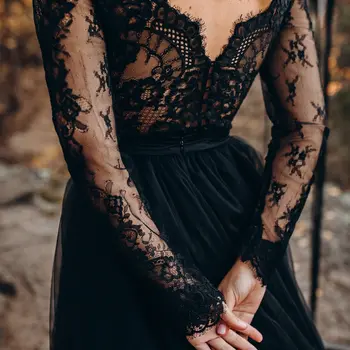 Body in pizzo nero Aster Body ...