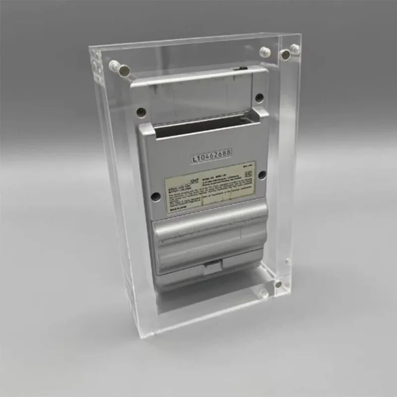 Transparent Acrylic magnetic display storage box For Game Boy LIGHT GBL game console