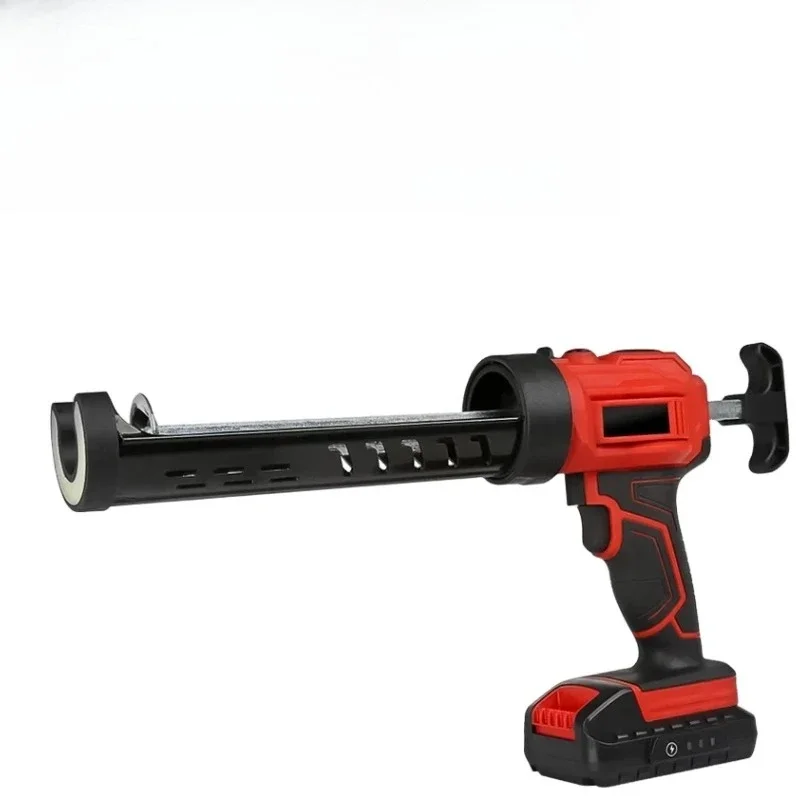 Electric Caulking Gun LED Display Multifunctional LED Light Cordless Caulking Gun 95mm/min Electric Caulk Gun with Li-Battery