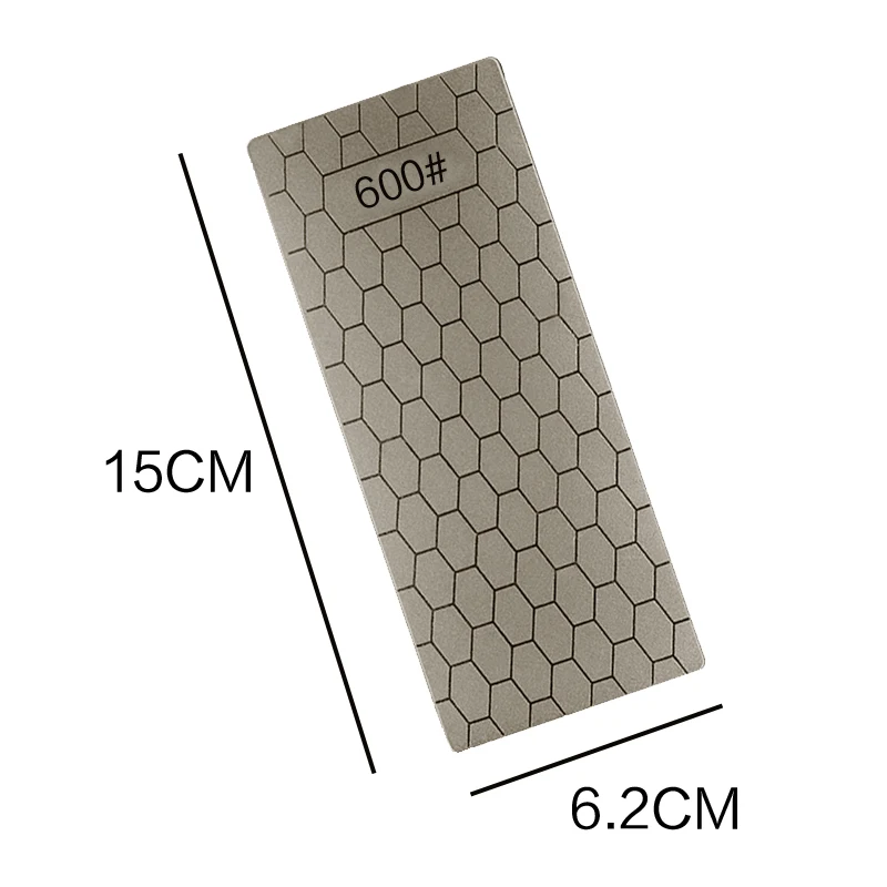 プロのナイフ研ぎ石,ハニカム表面,研ぎ石,キッチン砥石,ダイヤモンド,150x63mm,超薄型