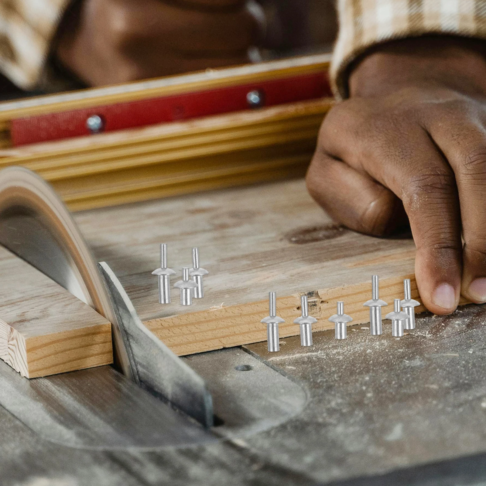 

130 шт., комплект заклепок с алюминиевым сердечником, крепежные детали с головкой, приводная заклепка, технология расширения, механизм расширения для дома