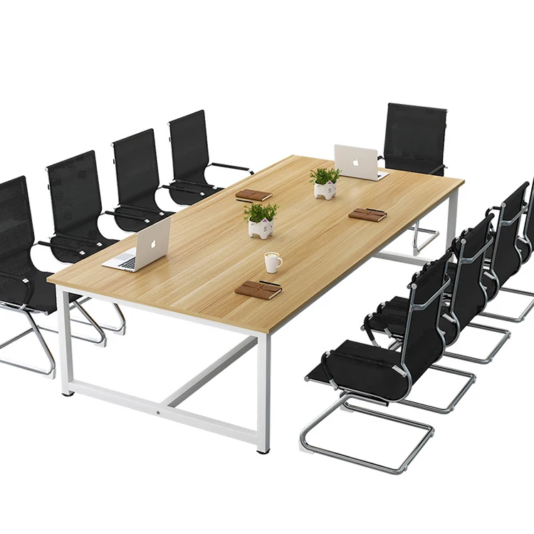 

Modern Compact Conference Long Office Table Multi-person Conference Training Table
