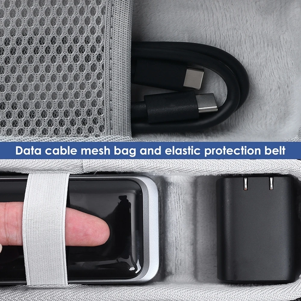 For Anker Prime 20,000mAh Power Bank Storage Bag Anti-scratch Carrying Case Handbag Accessories