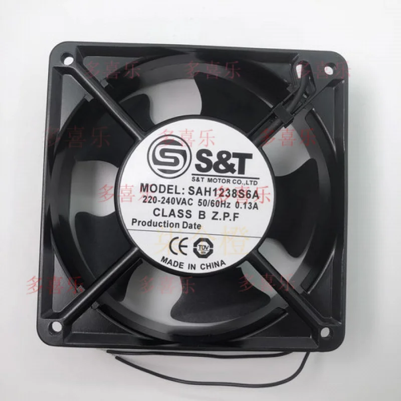 EE   for S&T SAH1238S6A 12038 AC220V-240V 0.13A 12CM Large Airflow Cooling Fan