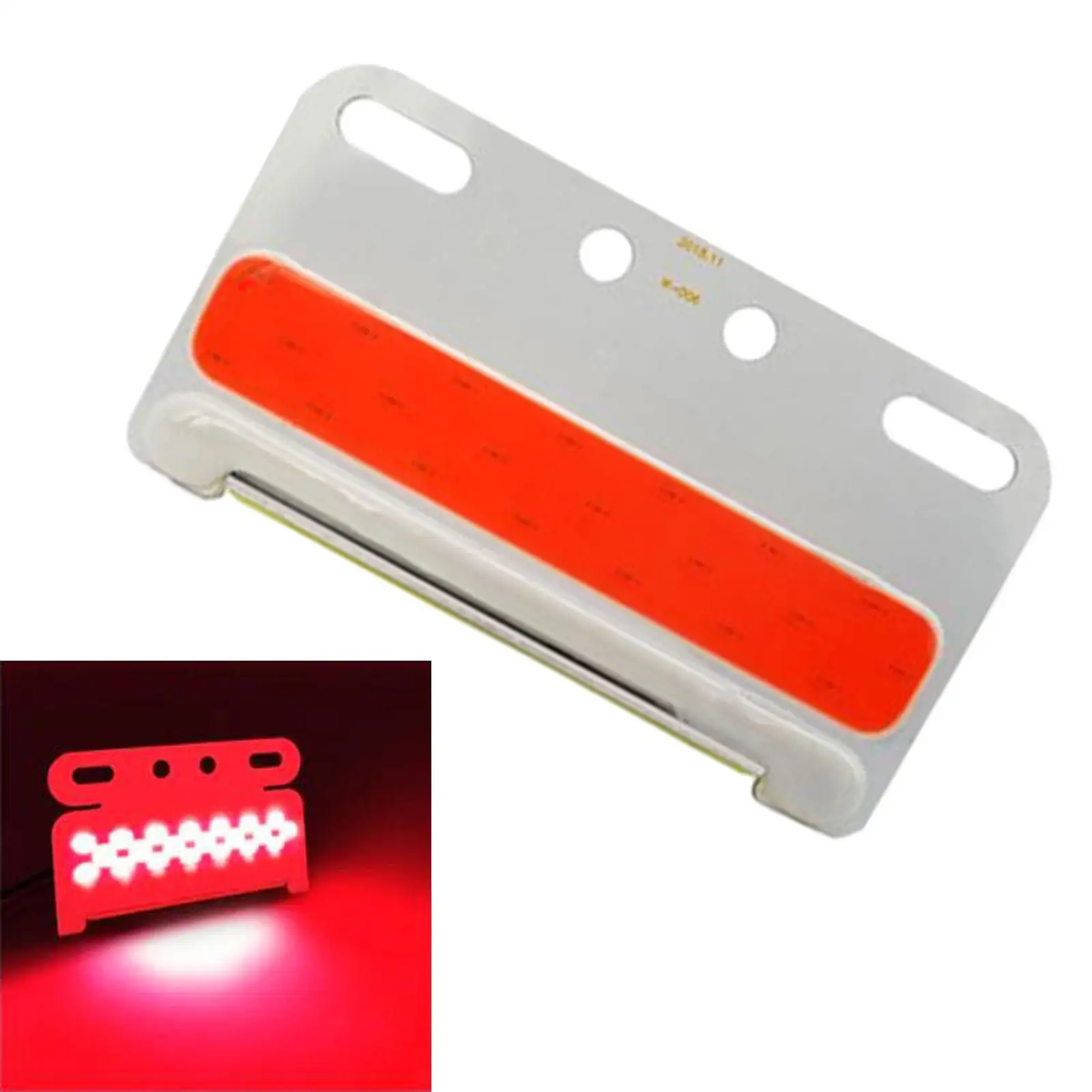 High Performance LED Side Marker Light 24V Waterproof Alloy Turn Signal Lamp for RV Trailer Lorry Automotive