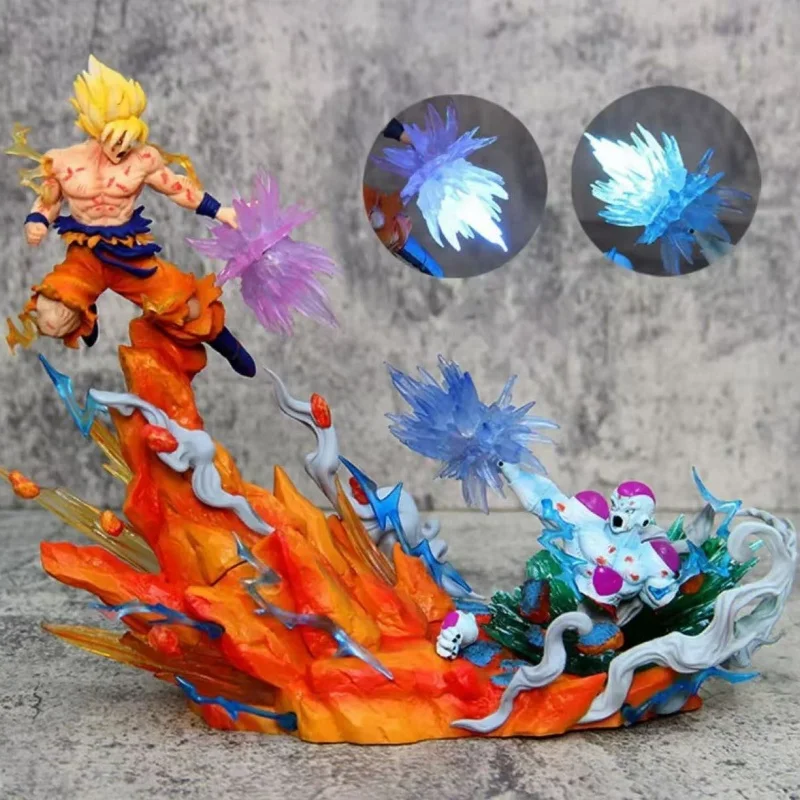 

Аниме-фигурка Dragon Ball-Kakarot Vs Frieza Light Up Battle Model Коллекционная фигурка для фестиваля, подарок