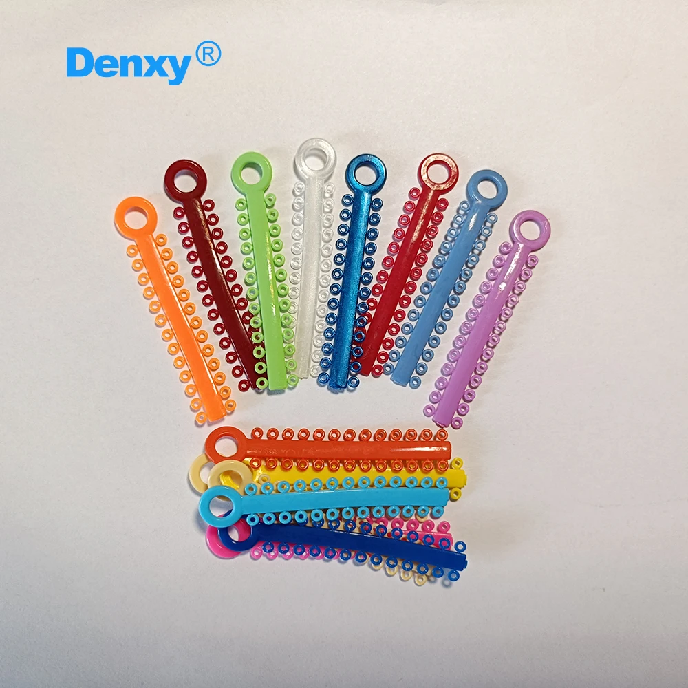 DENXY 2 Beutel/2080 Stück Ligaturen, Orthodontische Elastische Ligaturen, O-Ringe, Dentale Elastomerische Gummibänder, Zahnärztliche Materialien – Detail 7