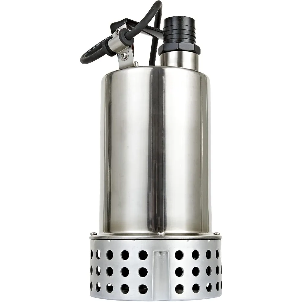 3/4 HP Stainless Steel Submersible Pool Pump, Steel