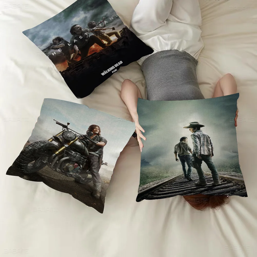 

The Walking Dead Pillowcase Toon Gift Cushion Cover Bedroom Home Sofa Chair Seat Decor Pillow Case