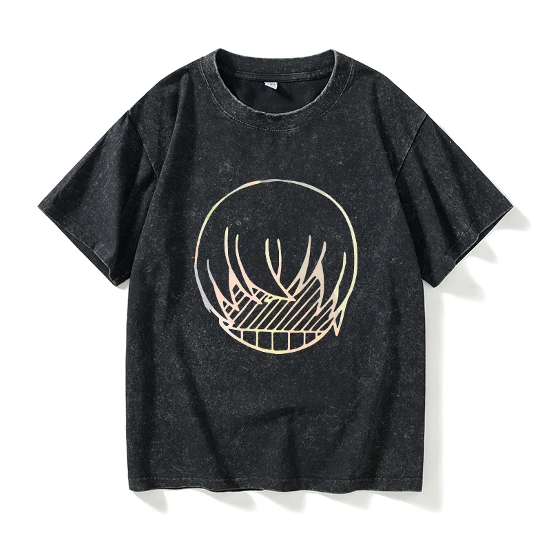 

Conan Anime T-irt ort Sve round Ne Cotton Casual Faion Women's Men's Large Size Anime Surrounding Cloth EQY Brand