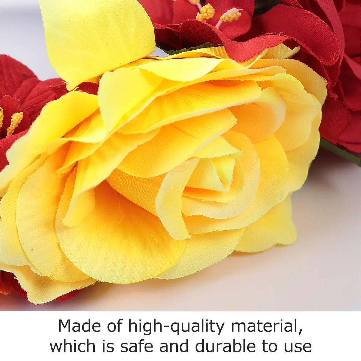 

Rose Flower Hair Band Fashion Headband Halloween Headdress Hair Accessories Women Headband Realistic Simulated Roses Longlasting
