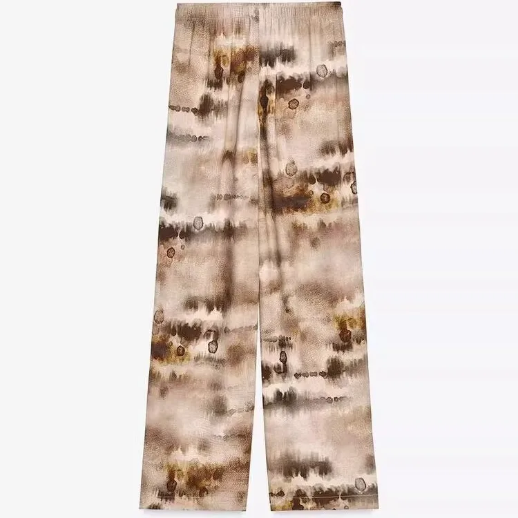 패셔너블 타이다이 롱 슬리브 턴다운 칼라 여성용 여름 신상 클린핏 슬리 폴리에스터 섬유 100%