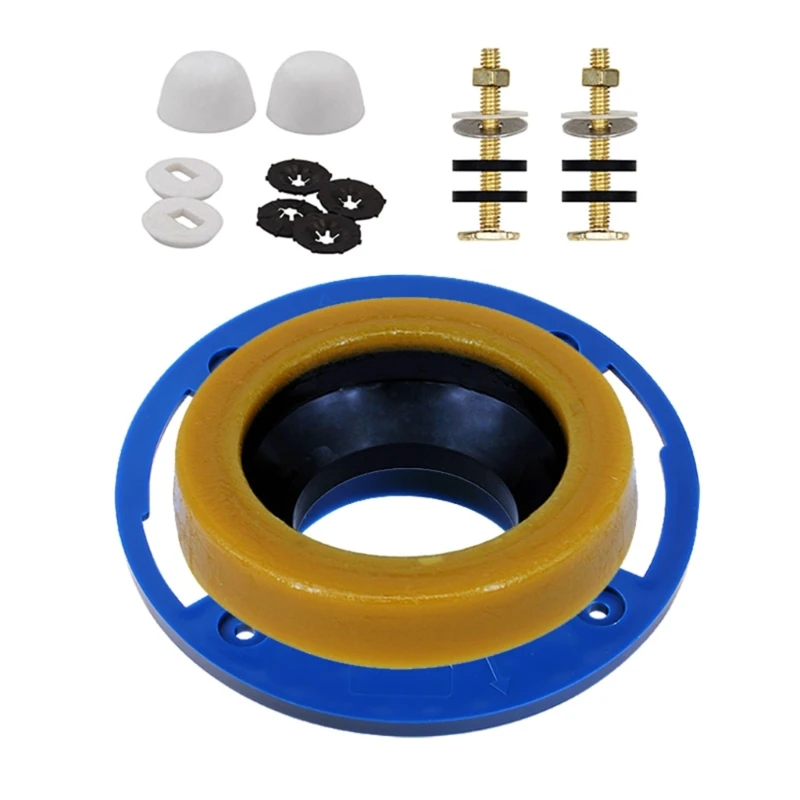 Toilet Flange Seal set Odorless Pollution Frees Flange Repair Sealing for Homes