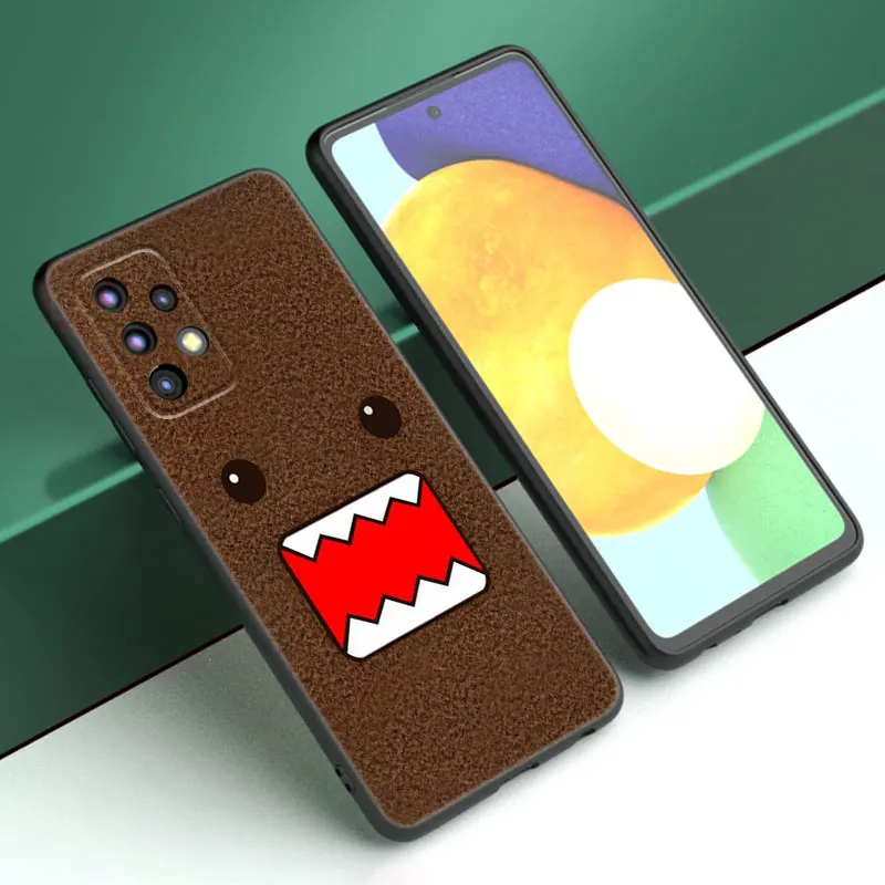 Linda funda de teléfono domo-kun para Samsung A13, A22, A24, A32, 4G, A23, A25, A34, A35, A52S, A53, A54, A55, A73, 5G, A12, A14, A15, A31, A33, A50, A51, A72