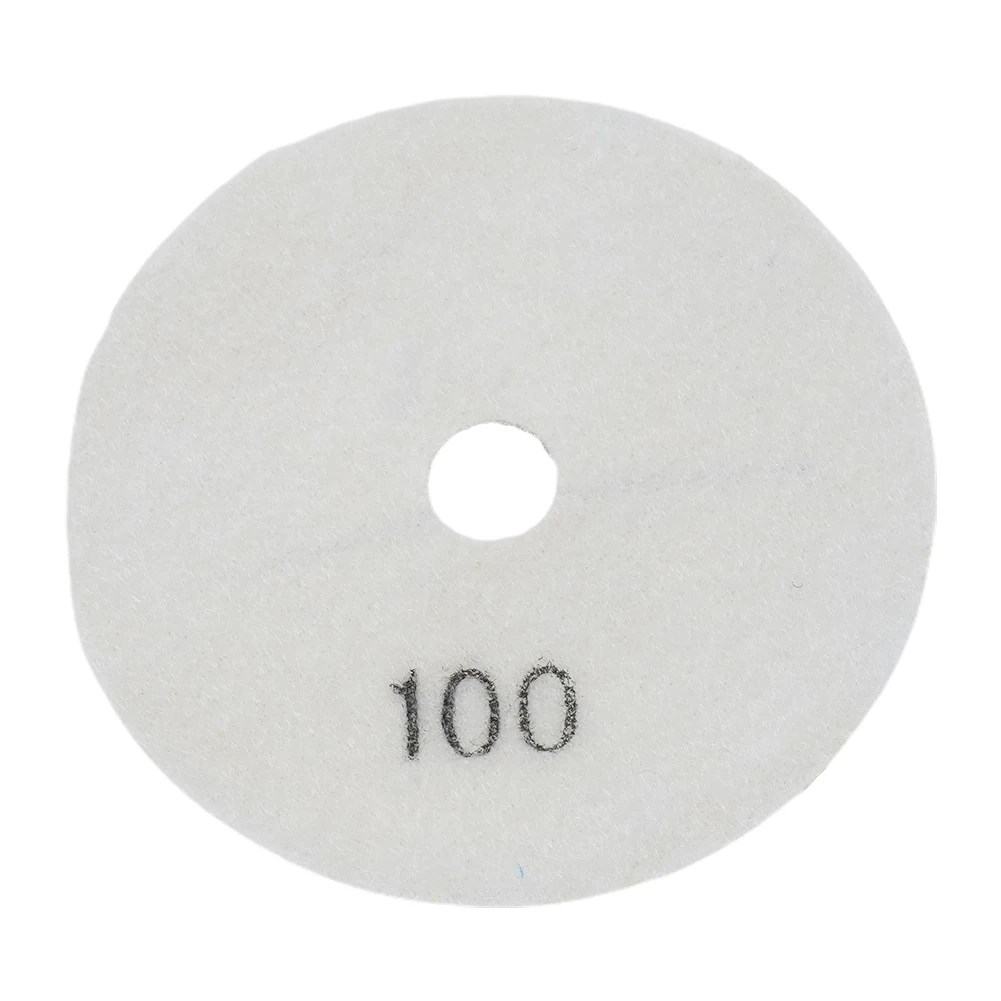 100mm Diamond Polishing Pad 4 Inch Wet/Dry Buff Disc Abrasive Tool For Sanding Marble Granite Concrete Grinding Countertop Stone