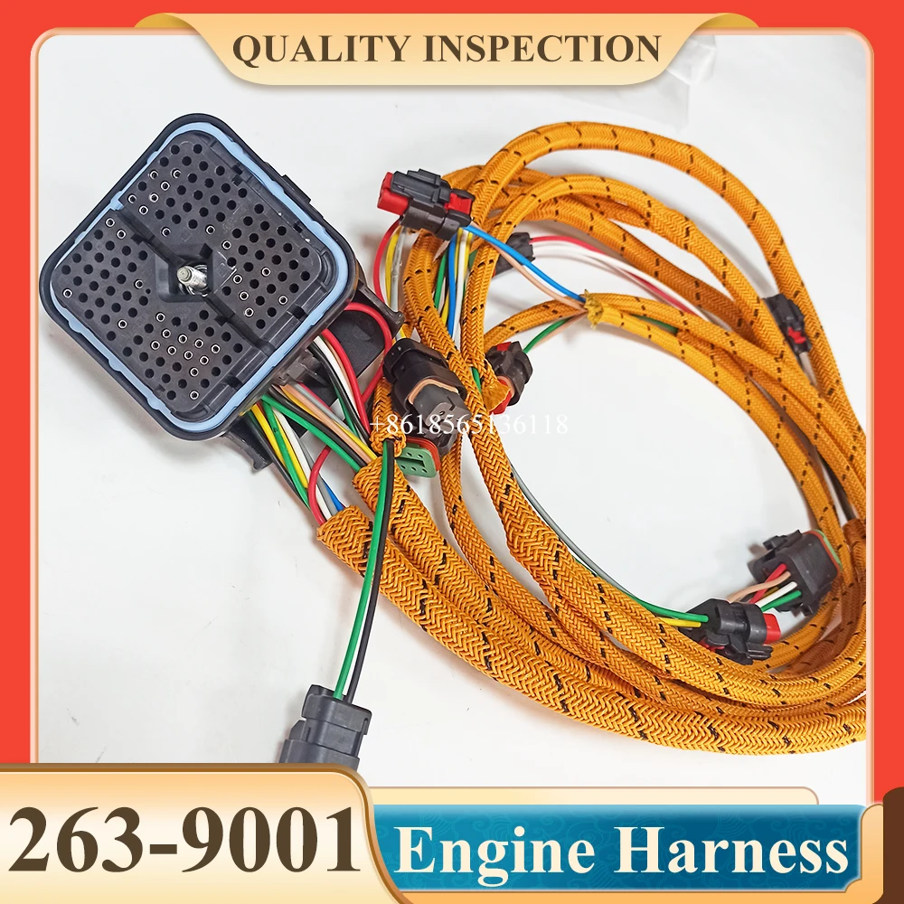 

2639001 263-9001 Excavator Engine Wiring Harness For C15 C18 Engine Wire Harness