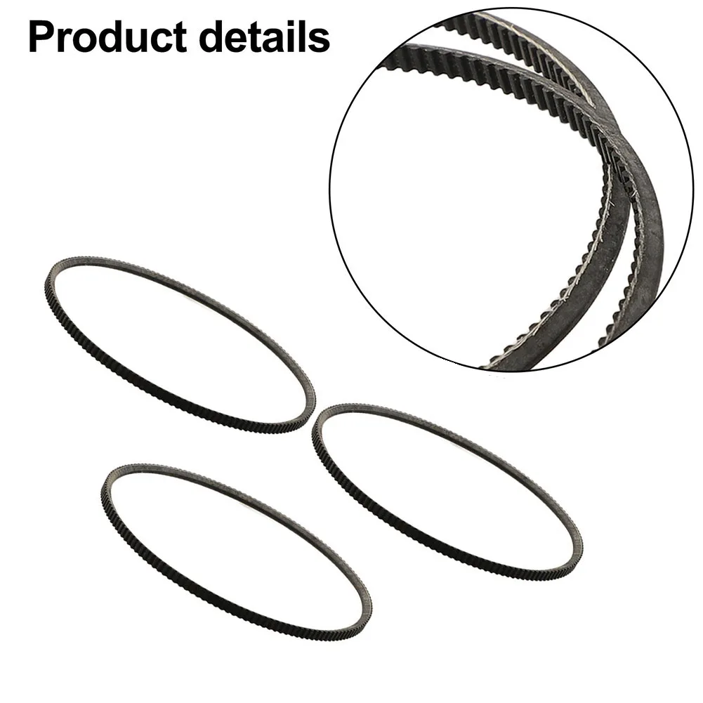 Pack of Three Polyurethane Lathes Drive Belts Model 5M690 Offering Excellent Wear Resistance and Easy Maintenance Features