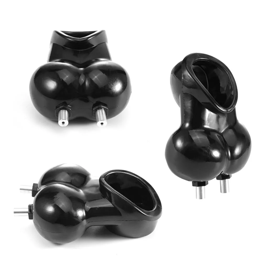 E-stim Chastity Cage Cockring, estensore del pene per elettrostimolazione del testicolo, giocattolo del sesso BDSM per gli uomini, manicotto per legare lo scroto con scosse elettriche