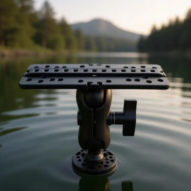 

Fish Finder Bracket 360 Degree Rotation Fish Finder Holder Base Mount Fish Finder Mount Base Marine Fish Finder Mount K1YF