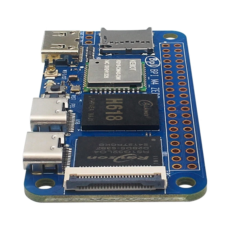 Top-For Banana Pi BPI-M4 Zero Motherboard Allwinner H618 Linux Programming ARM Cortexx-A53 Processor 2.4G/5G WIFI