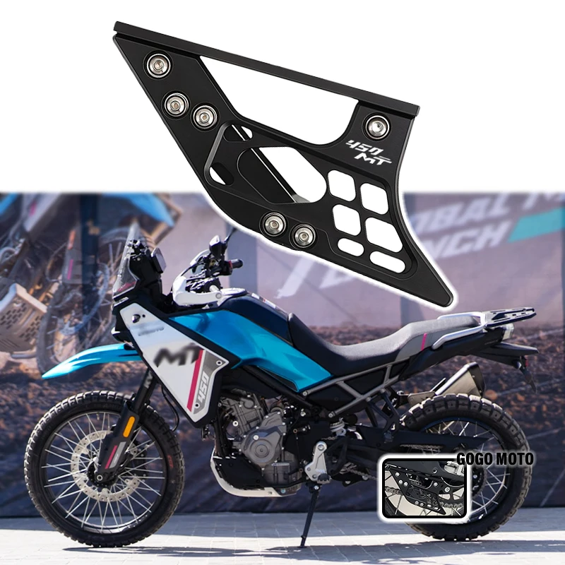 

Новая мотоциклетная цепь с ЧПУ, направляющая маятника, слайдер, роликовая защита цепи, защитный чехол для CFMOTO 450MT MT450 CF450 MT 2024 2025