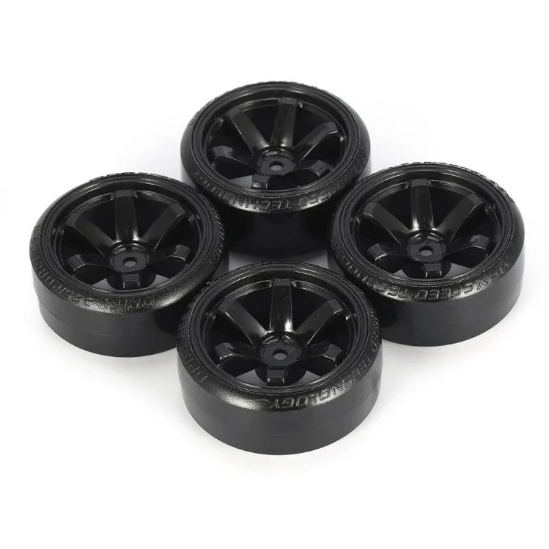 4Pcs RC Drift car wheels Tire Set Hard Tyre Set Hard Plastic For Kyosho MST Yokomo 3Racing HSP Tamiya DS5 Drifting RC USUKANI