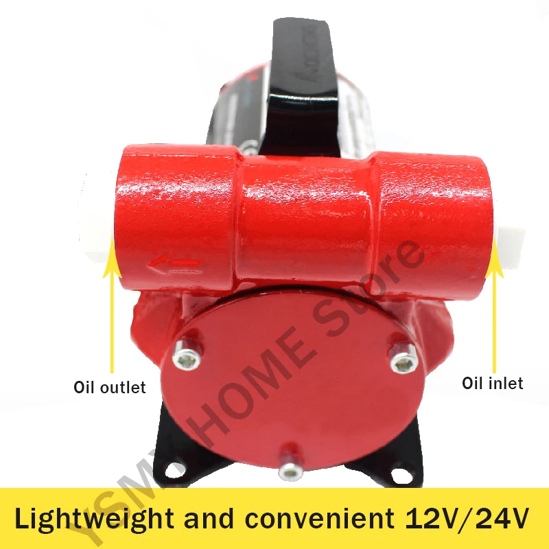 Imagem -03 - Bomba de Transferência de Combustível Elétrico Pequena Bomba de Óleo Autoescorvante para Gasolina Querosene Diesel 12v 30l por Min