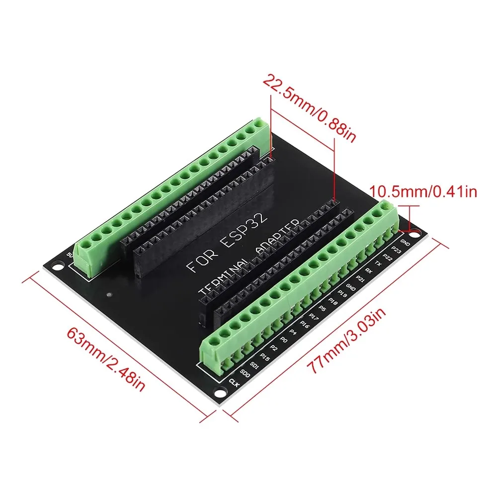ESP32 Expansion Board 38Pin GPIO Breakout Board