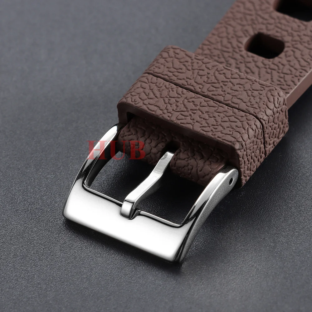 Tropical Fluororubber Watch Band for Oris for Seiko for Citizen for IWC 20mm 22mm Quick Release Watchband FKM Smart Watch Strap view 5