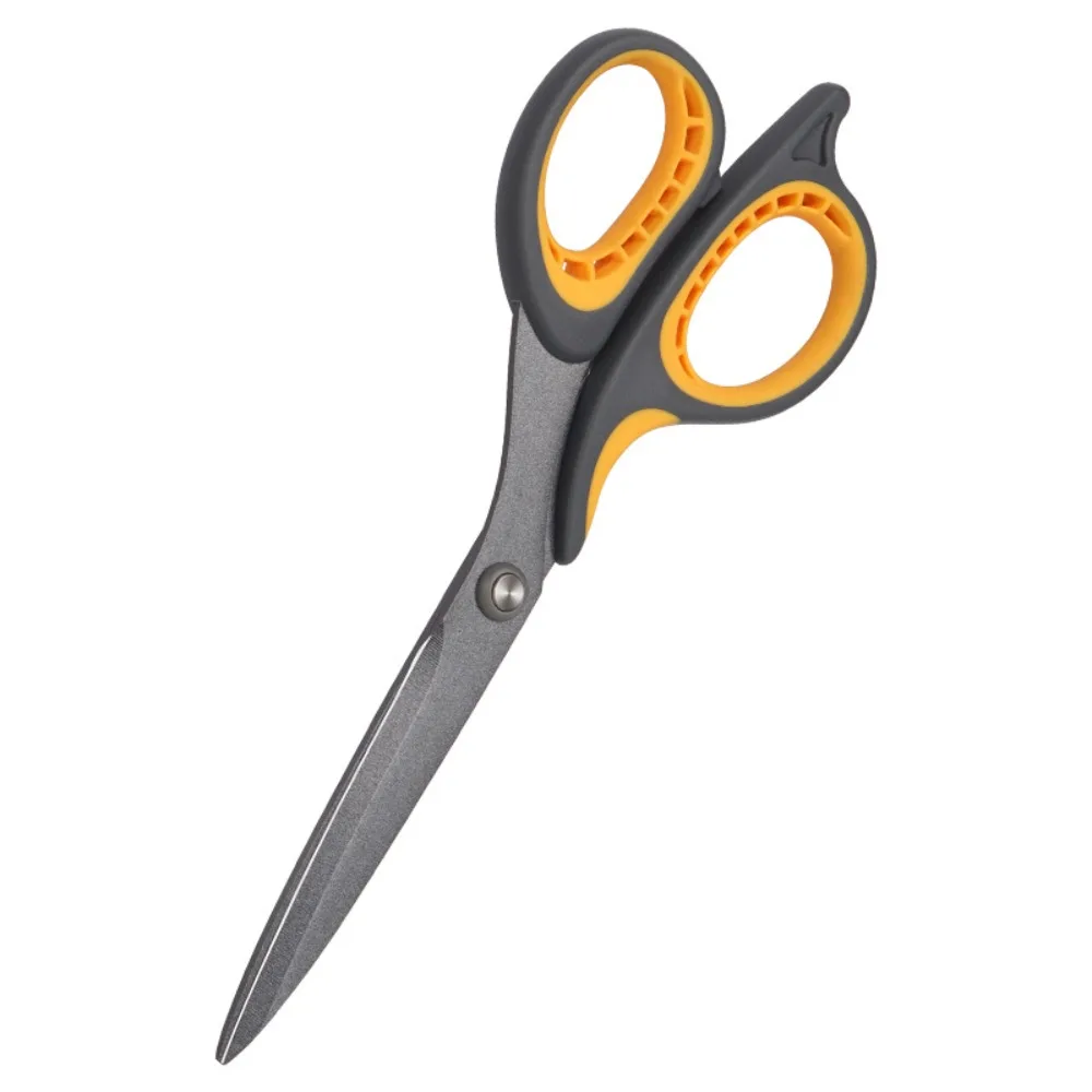 Stainless Steel Large Coated Scissors Practical Tool Sharp Office Tailor\'s Hand Scissors Antirust Non Adhesive Tailor\'s Scissors