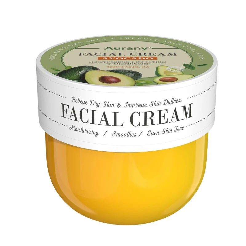 

Увлажняющий крем для лица с авокадо, 300 г, керамид, витамин B5, мягкий крем для лица, увлажняющая бутылка
