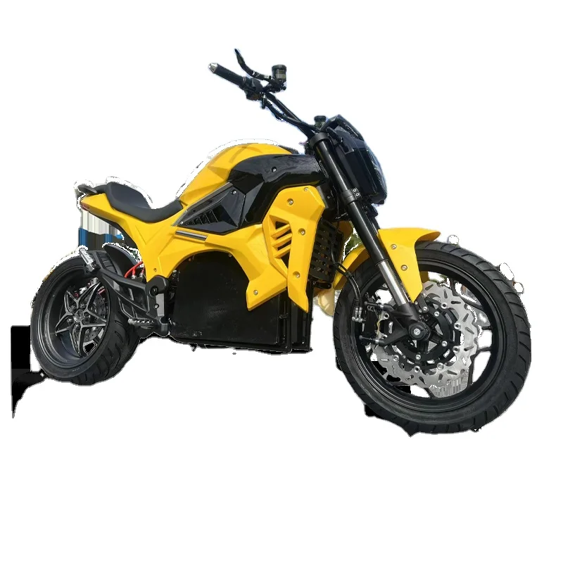 STLF Devil Road Legal Electric Motorcycle Retro 17 Inch Wheels 8000W High-Speed with 150AH Lithium Battery Remote 72V Voltage