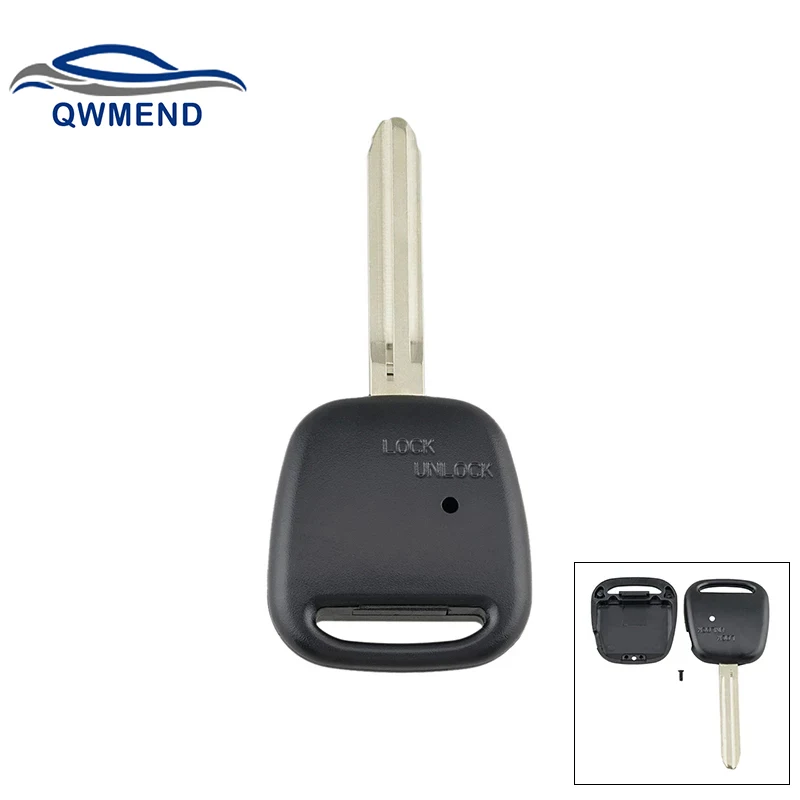 QWMEND For Toyota Key Shell Car Remote Key Case For Toyota Avensis Estima / Tarago Celica Corolla Camry Echo Kluger Car Key