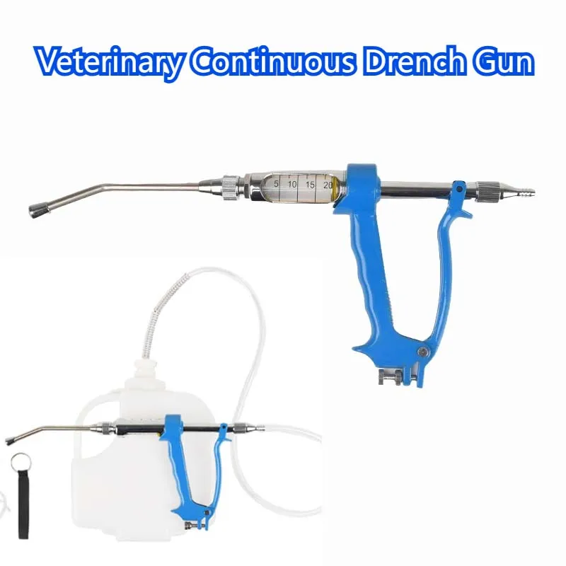 

Ветеринарный пистолет для подачи металла, непрерывный гаечный пистолет, овца, корова, свинья, коза, домашний скот, дозатор лекарств 5/10/20/30/50 мл