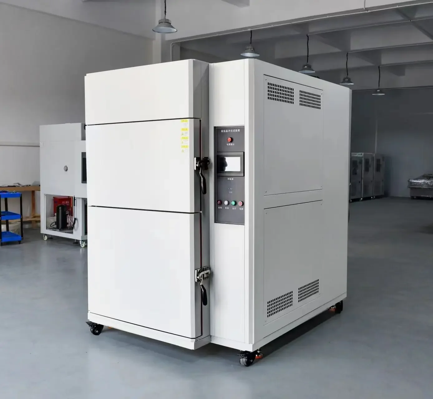 ISO 9001 Three Zones Aging High Low Temperature Thermal Shock Test Chamber