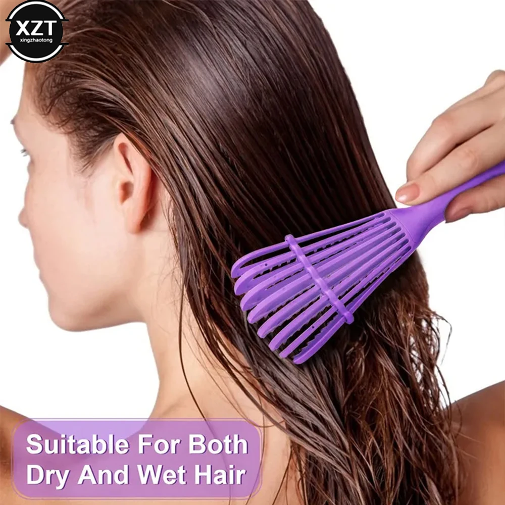 1Pcs Eight Claw Massage Comb Anti Static Wet Dry Women Detangle Scalp Massage Wavy Styling Tool Detangler Brush for Curly Hair