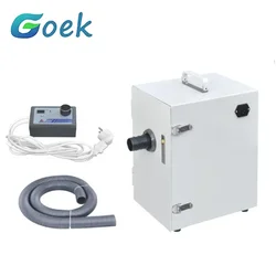 Dental Dust Collector Digital Display Mechanic Aquipment 370W 17kpa 70m/h Dentistry Tool for Technician Lab Equipment 110V/220V