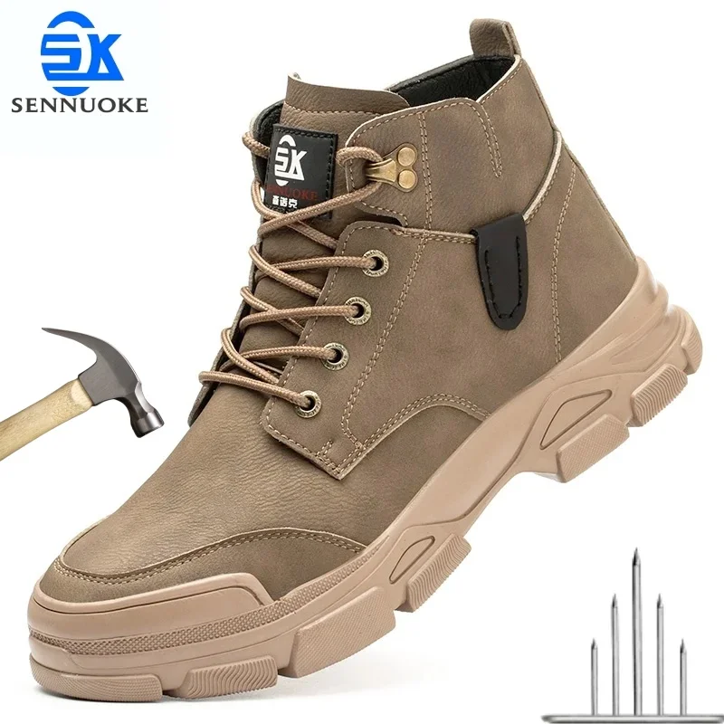 Safety Shoes Security Boots Men's Security-Protection Industrial Safety Boots Man for Work Men Shoes  Industrial