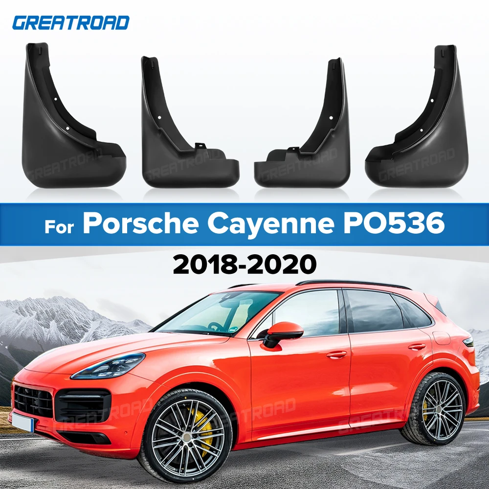

For Porsche Cayenne PO536 2018 2019 2020 Fender Mudflaps Splash Guards Mudguards Mud Flaps car Accessories
