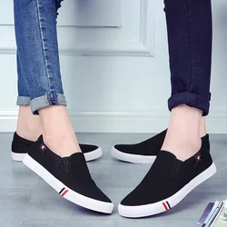 Men Canvas Shoes Man Slip on Low Top Lovers Shoe Women Mens Loafers Vulcanize Walking Shoe Men's for Plus Size 44 45 46 47 48