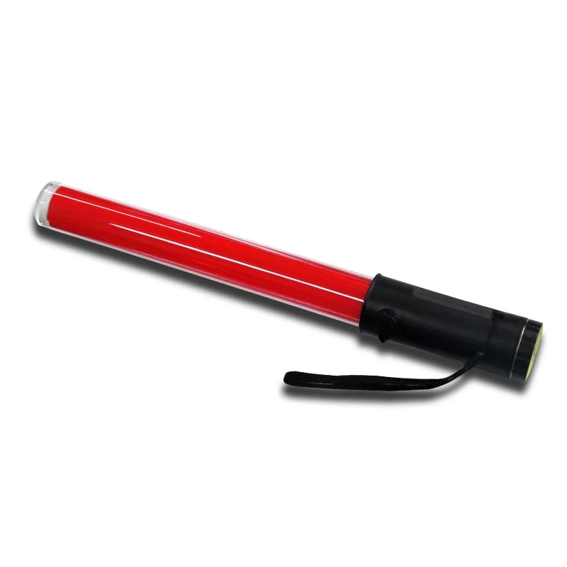 36cm LED Red Emergency Fluorescent Luminous Traffic Safety Warning Light Baton