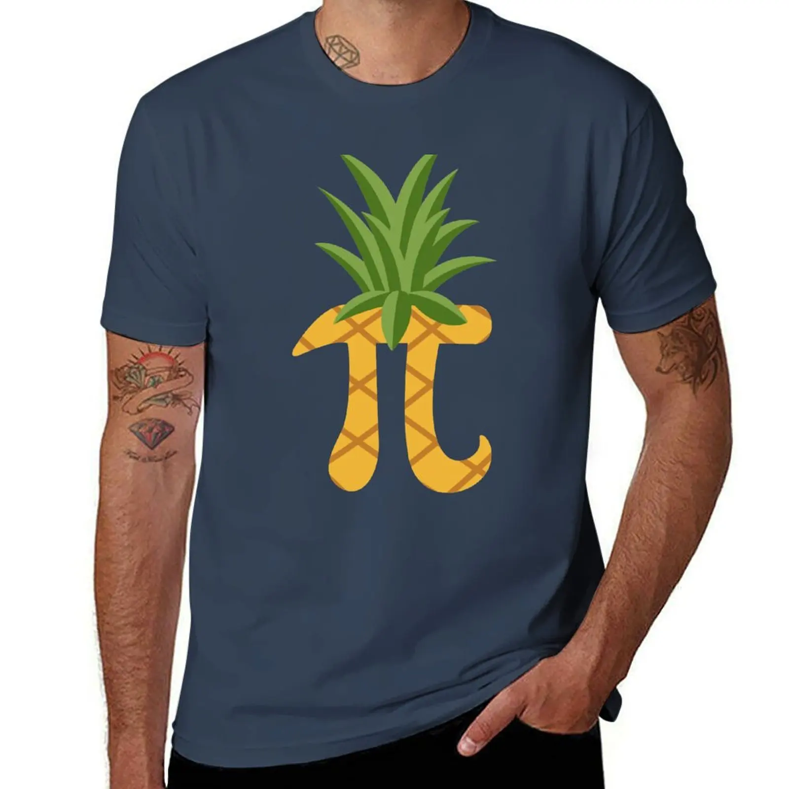 

Pi-neapple Pi Day March 14 T-Shirt basketball graphic tees custom shirt big and tall t shirts for men