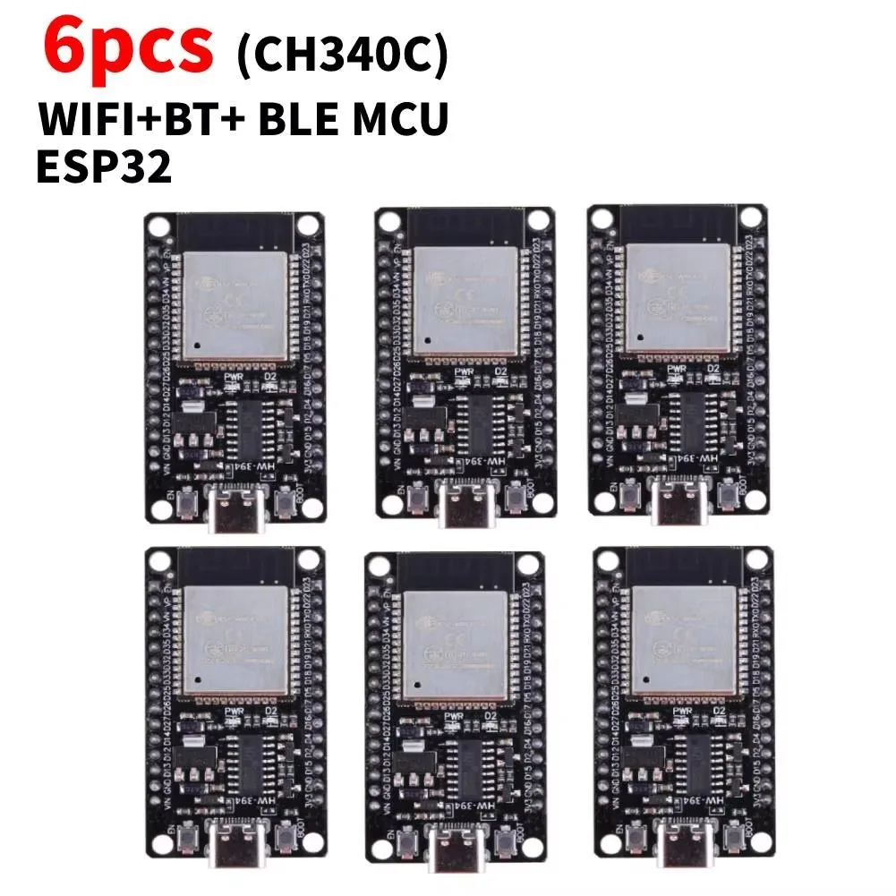 NONE ESP32 32D-Entwicklungsboard TYPE-C Micro USB WiFi + Bluetooth Extrem geringer Stromverbrauch SPI Flash 32 Mbit Wireless-Modul 7
