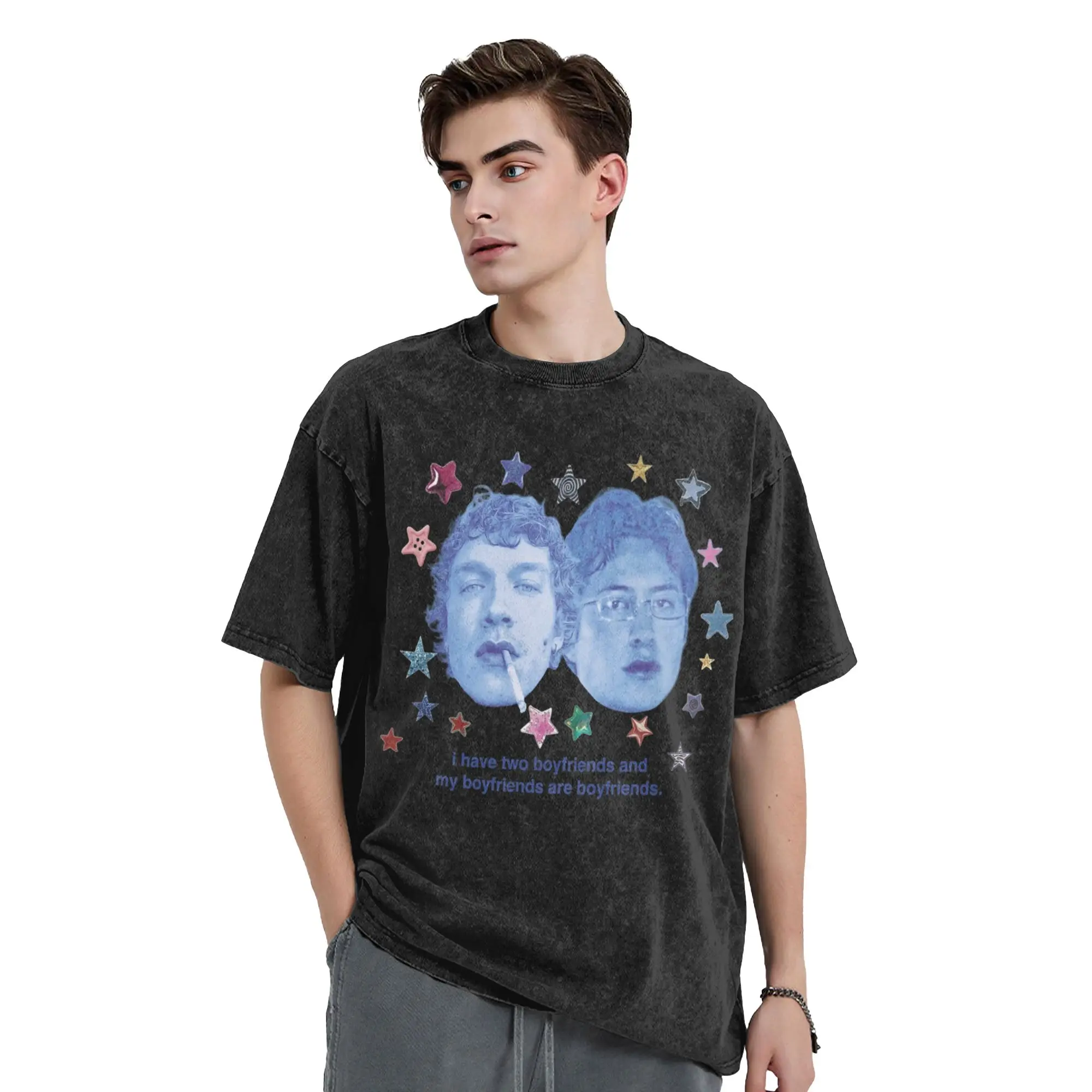Heated Rivalry I have two boyfriends Ilya Rozanov Shane Hollander T Shirts Washed T-Shirts Vintage for Men Women Streetwear Tees