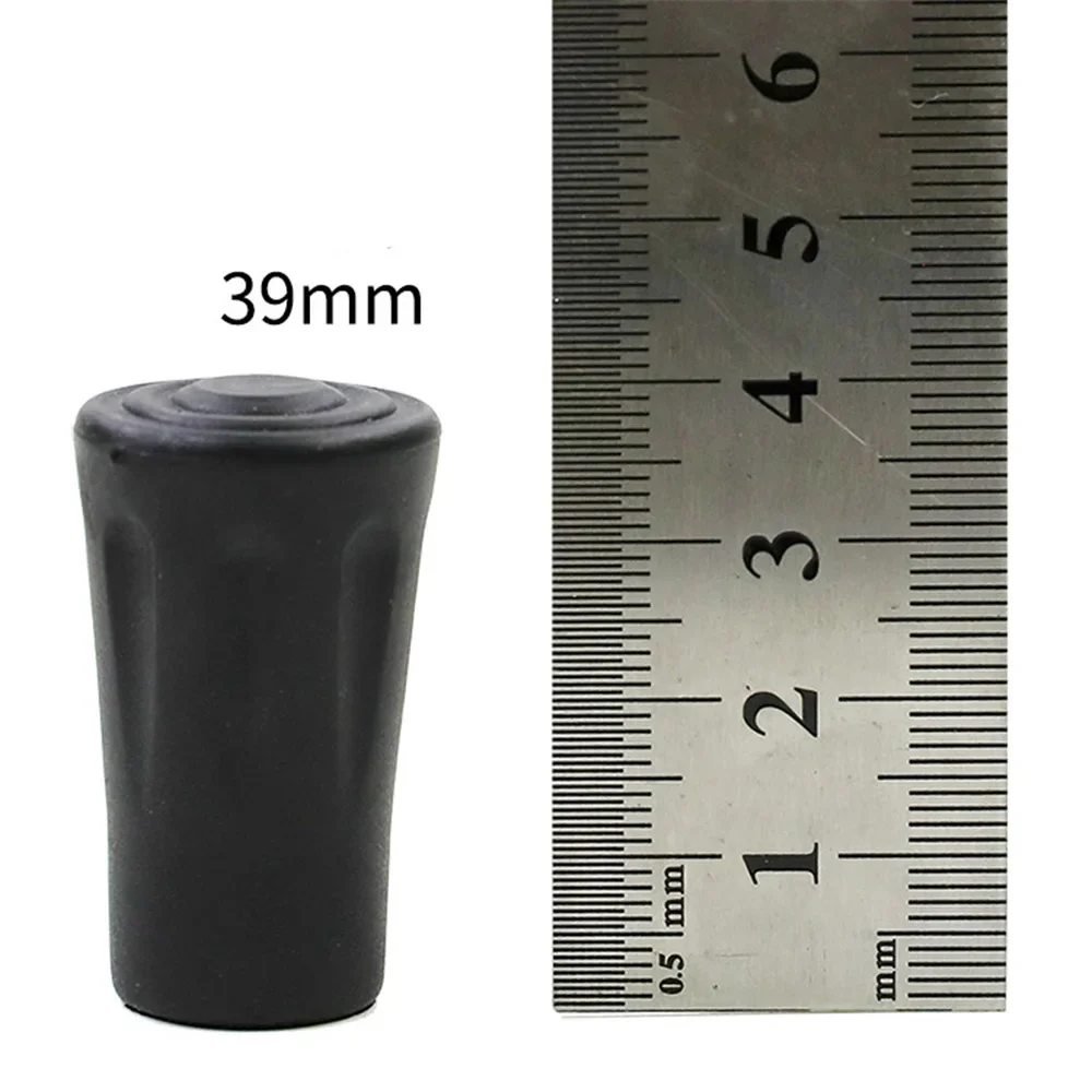 5pcs Trekking Pole Rubber Tips Anti Slip Shock Absorbing Wear Resistant Replacement Feet Caps Walking Stick Cover