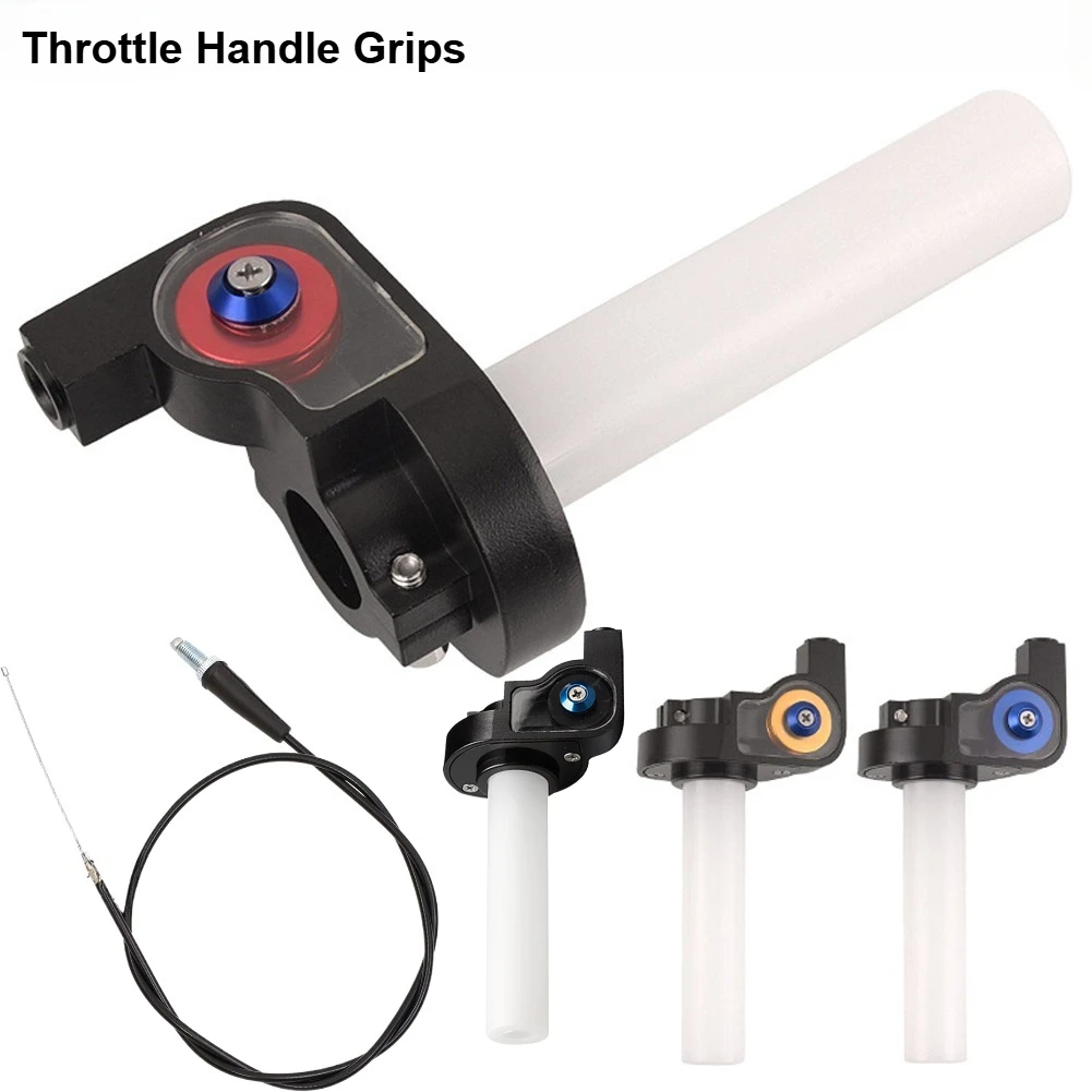 دراجة نارية خنق مقبض القبضات 1/4 بدوره تويست خنق مع كابل 1200 مللي متر ل Dit دراجة الطرق غير الممهدة إندورو موتوكروس أجزاء الملحقات #1