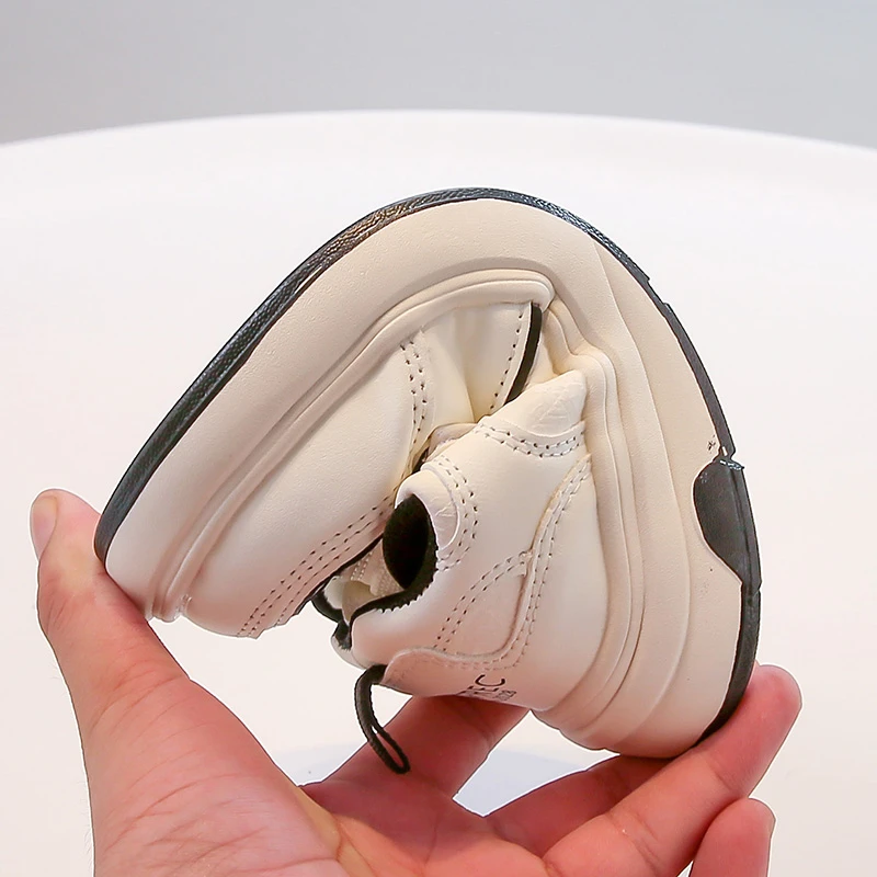 2025 Autumn New Children Casual Running Shoes Hook&Loop Comfortable Kids Sneakers Soft Sole Fashion Sports Shoes for Boys Girls